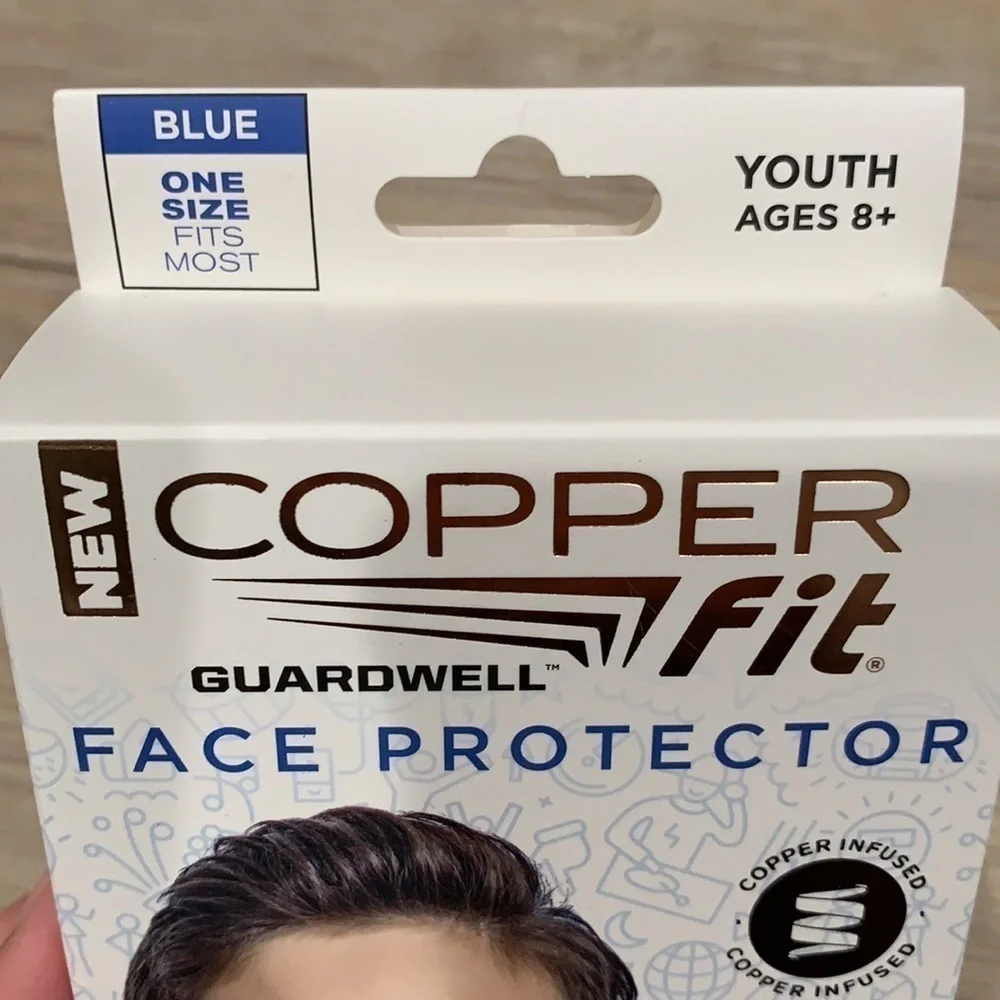 Gaurdwell cooper fit blue neck gator face cover